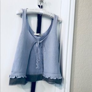 Miu Miu crop vest size 40